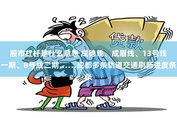   股市杠杆是什么意思 成德线、成眉线、13号线一期、8号线二期……成都多条轨道交通刷新进度条