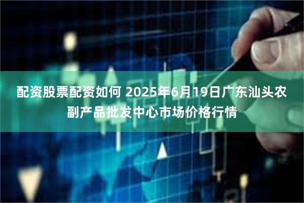 配资股票配资如何 2025年6月19日广东汕头农副产品批发中心市场价格行情