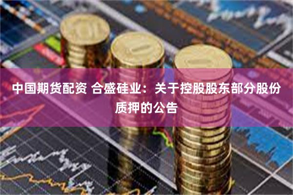 中国期货配资 合盛硅业：关于控股股东部分股份质押的公告